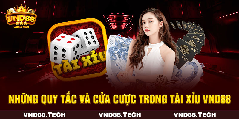 Những quy tắc và cửa cược trong tài xỉu VND88