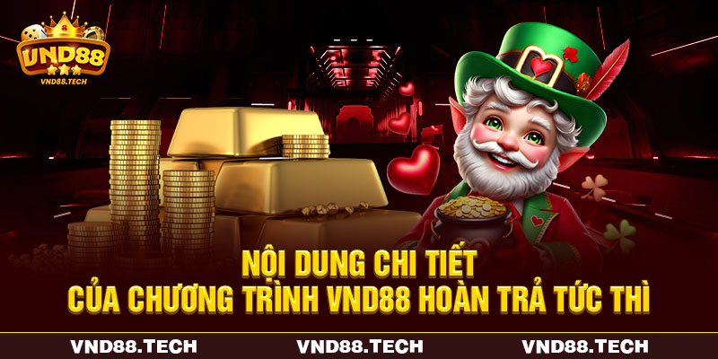 Nội dung chi tiết của chương trình VND88 hoàn trả tức thì Nội dung chi tiết của chương trình VND88 hoàn trả tức thì